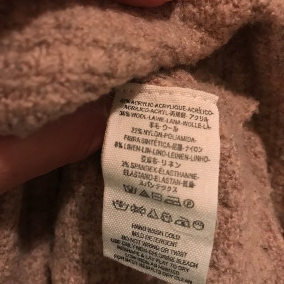 Free People Arctic Fox Zip Back Swing Sweater- Pink - Picture 5 of 5